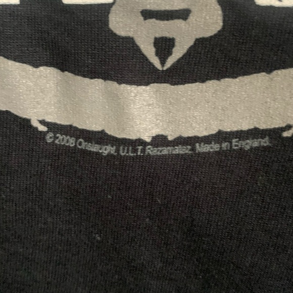 NWOT Onslaught Band fitted tee - Picture 4 of 4